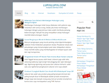 Tablet Screenshot of lupinlupin.com